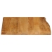 Tablero de mesa borde natural madera maciza mango 60x60x2,5 cm