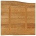 Tablero de mesa borde natural madera maciza mango 60x60x2,5 cm