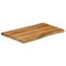 Tablero de mesa borde natural madera maciza mango 70x60x2,5 cm