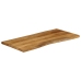 Tablero de mesa borde natural madera maciza mango 120x60x2,5 cm