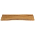 Tablero de mesa borde natural madera maciza mango 120x60x2,5 cm