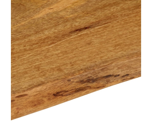 Tablero de mesa borde natural madera maciza mango 120x60x2,5 cm