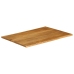 Tablero de mesa borde natural madera maciza mango 90x80x2,5 cm