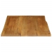 Tablero de mesa borde natural madera maciza mango 90x80x2,5 cm