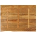 Tablero de mesa borde natural madera maciza mango 90x80x2,5 cm