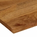 Tablero de mesa borde natural madera maciza mango 90x80x2,5 cm