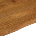 Tablero de mesa borde natural madera maciza mango 110x80x2,5 cm