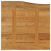 Tablero de mesa borde natural madera maciza mango 40x40x3,8 cm