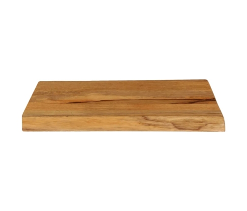 Tablero de mesa borde natural madera maciza mango 60x40x3,8 cm