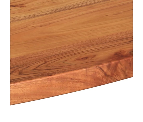 Tablero de mesa ovalado madera maciza de acacia 90x40x2,5 cm