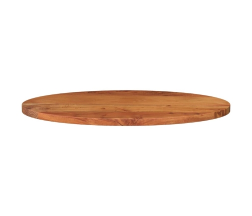 Tablero de mesa ovalado madera maciza de acacia 100x40x2,5 cm