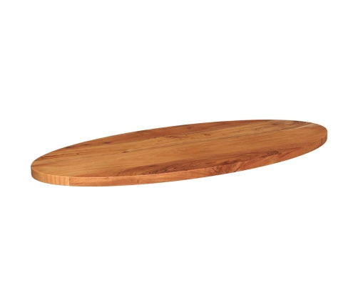 Tablero de mesa ovalado madera maciza de acacia 110x50x2,5 cm