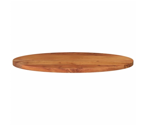 Tablero de mesa ovalado madera maciza de acacia 100x40x3,8 cm