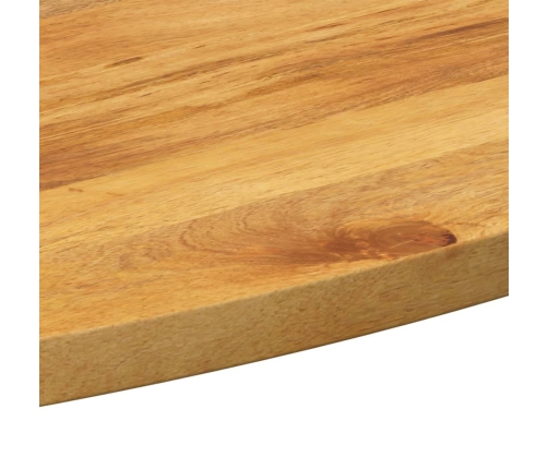 Tablero de mesa ovalado madera maciza de mango 100x40x2,5 cm