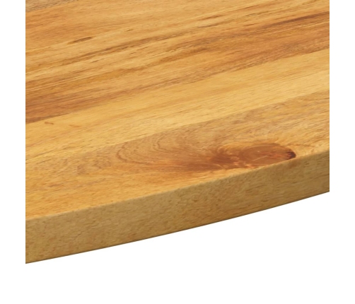 Tablero de mesa ovalado madera maciza de mango 100x50x2,5 cm