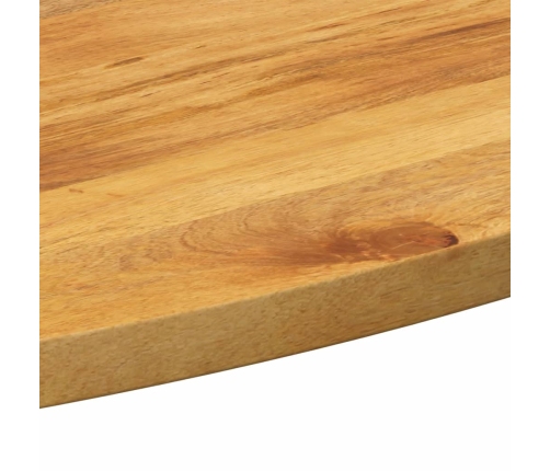 Tablero de mesa ovalado madera maciza de mango 120x50x3,8 cm