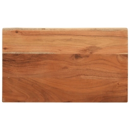 Tablero de mesa rectangular madera maciza acacia 40x20x2,5 cm