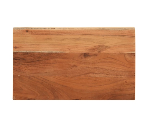 Tablero de mesa rectangular madera maciza acacia 40x20x2,5 cm