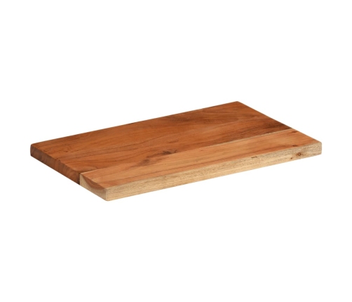 Tablero de mesa rectangular madera maciza acacia 40x20x2,5 cm