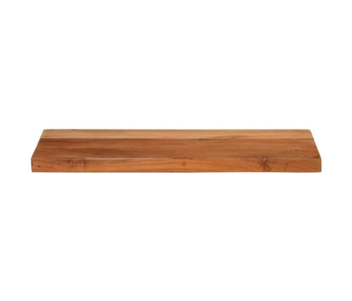 Tablero de mesa rectangular madera maciza acacia 40x20x2,5 cm