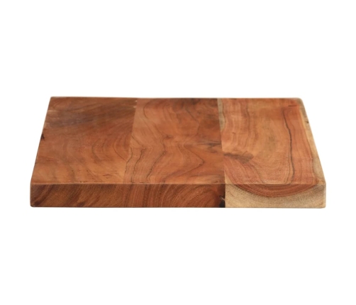 Tablero de mesa rectangular madera maciza acacia 40x20x2,5 cm