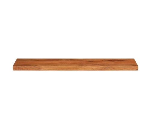 Tablero de mesa rectangular madera maciza acacia 120x20x2,5 cm