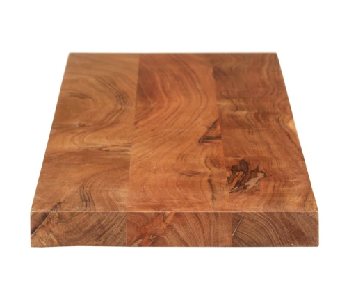 Tablero de mesa rectangular madera maciza acacia 120x20x2,5 cm