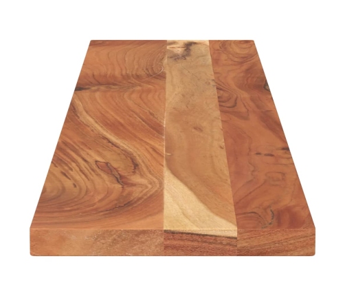 Tablero de mesa rectangular madera maciza acacia 180x20x2,5 cm