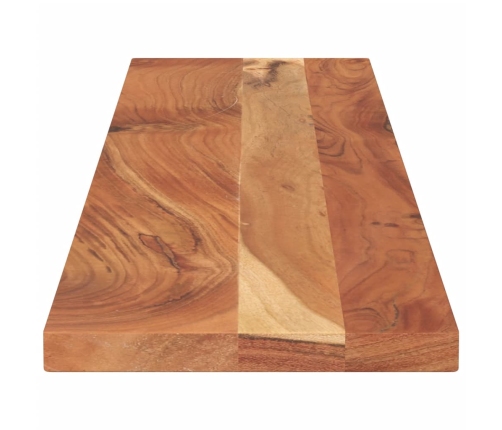 Tablero de mesa rectangular madera maciza acacia 160x30x2,5 cm