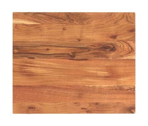 Tablero de mesa rectangular madera maciza acacia 60x50x2,5cm