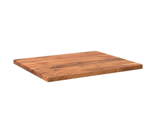 Tablero de mesa rectangular madera maciza acacia 60x50x2,5cm