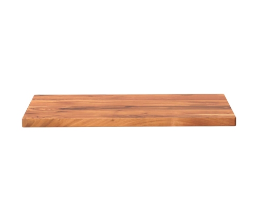 Tablero de mesa rectangular madera maciza acacia 60x50x2,5cm