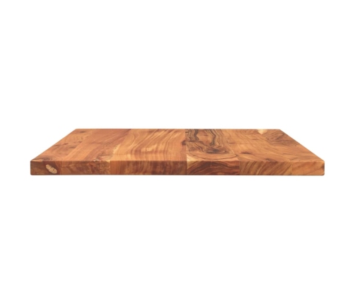 Tablero de mesa rectangular madera maciza acacia 60x50x2,5cm