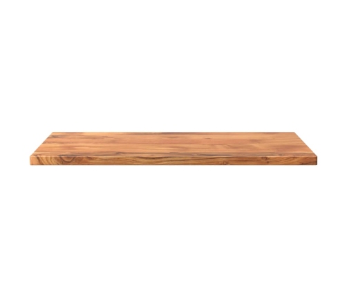 Tablero de mesa rectangular madera maciza acacia 80x60x2,5 cm