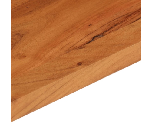 Tablero de mesa rectangular madera maciza acacia 110x60x2,5 cm