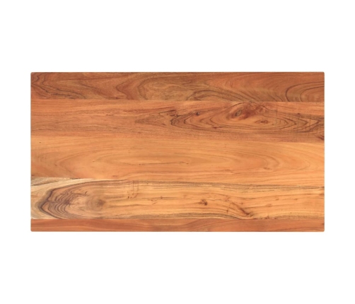 Tablero de mesa rectangular madera maciza acacia 120x60x2,5 cm