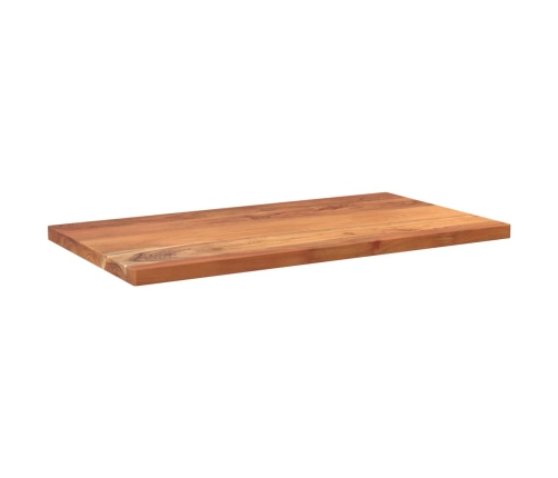 Tablero de mesa rectangular madera maciza acacia 120x60x2,5 cm