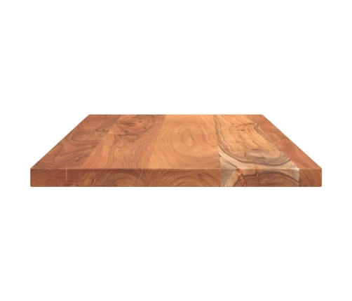 Tablero de mesa rectangular madera maciza acacia 120x60x2,5 cm