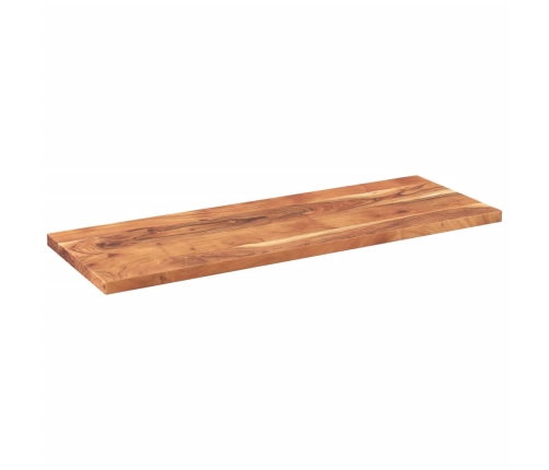 Tablero de mesa rectangular madera maciza acacia 140x60x2,5 cm