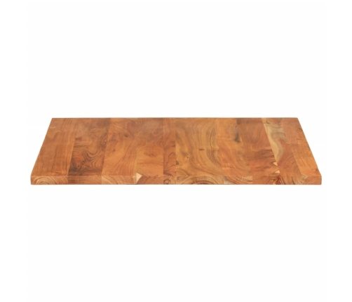Tablero de mesa cuadrado madera maciza de acacia 70x70x2,5 cm