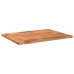 Tablero de mesa rectangular madera maciza acacia 80x70x2,5 cm