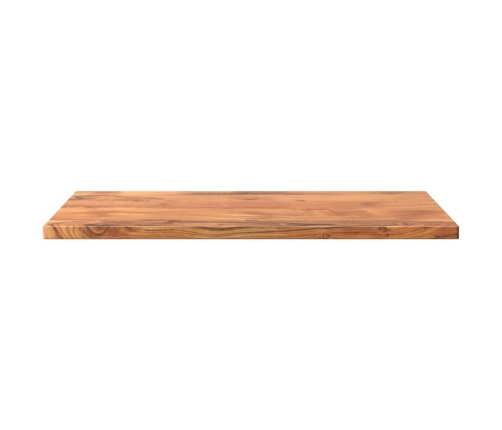 Tablero de mesa rectangular madera maciza acacia 80x70x2,5 cm