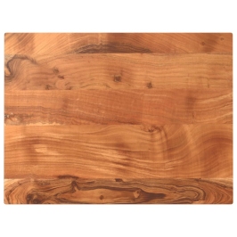 Tablero de mesa rectangular madera maciza acacia 90x70x2,5 cm