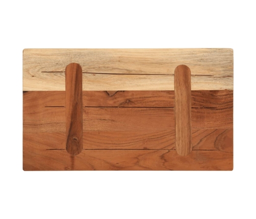 Tablero de mesa rectangular madera maciza acacia 50x20x3,8 cm