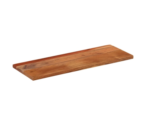 Tablero de mesa rectangular madera maciza acacia 70x20x3,8 cm