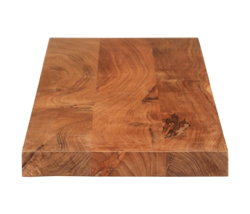 Tablero de mesa rectangular madera maciza acacia 100x20x3,8 cm