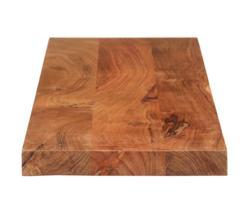 Tablero de mesa rectangular madera maciza acacia 120x20x3,8 cm