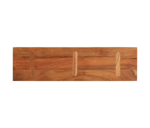 Tablero de mesa rectangular madera maciza acacia 120x20x3,8 cm