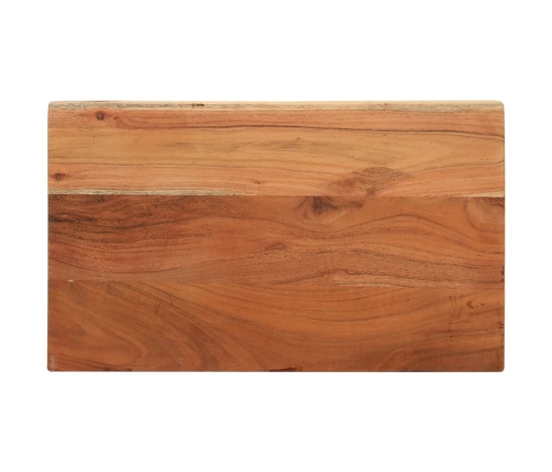 Tablero de mesa rectangular madera maciza acacia 50x40x3,8 cm