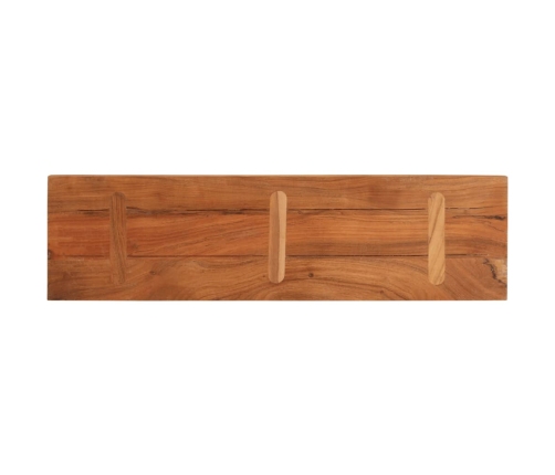 Tablero de mesa rectangular madera maciza acacia 110x40x3,8 cm